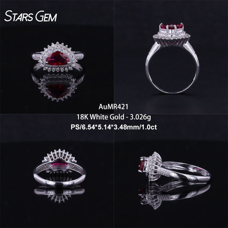 18K White Gold-AuMR421