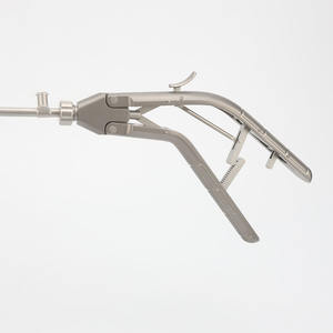 Fórceps de destornillador de aguja de mandíbula de carburo de tungsteno Instrumentos Laparoscópicos de titanio Tipo de pistola curva Portaagujas laparoscópico - Product Image 4