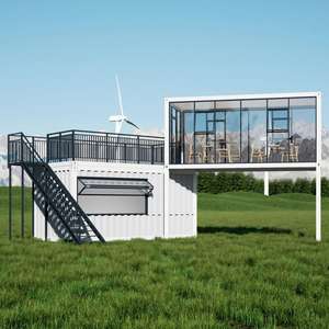 ห้องเก็บแว่นตากันแดดทำจากแก้วแบบแยกส่วนบ้านภาชนะเคลื่อนย้ายได้หรูหราในสวนโรงแรม - Product Image 2