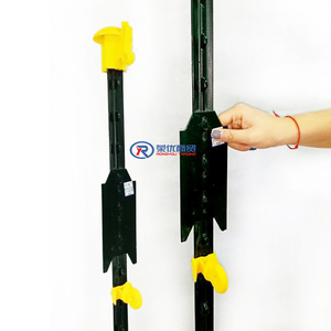 Poste en T de 7 pies con púas, de alta resistencia, anti-doblez, con púas uniformes, para demarcación de líneas de carreteras y propiedades, certificado CE - Product Image 4
