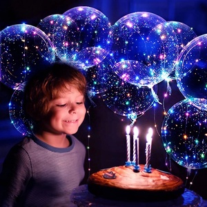 Globo LED con Varillas, Globos Bobo Transparentes Luminosos, Decoraciones para Fiestas de Cumpleaños y Bodas, Globo con Luz LED para Niños - Product Image 3