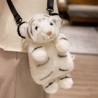 Sac à dos animal personnalisé pour enfants en peluche tigre léopard koala sac à dos drôle pour téléphone portable
