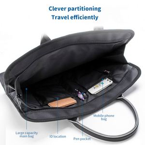 Maletín Ejecutivo de Lujo Personalizado para Portátil de 15.6 Pulgadas para Hombre, Bolsos de Negocios para Conferencias con Cierre para Organizar Documentos - Product Image 4