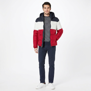 FINER THREADS Veste matelassée de luxe pour homme, en toile, rembourrage en coton, séchage rapide, respirante, col montant - Product Image 1