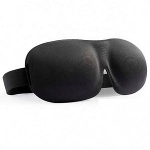 หน้ากากปิดตาสำหรับนอนหลับ ทำจากโพลีเอสเตอร์ยืดหยุ่น พิมพ์โลโก้ตามสั่ง แบบ 3 มิติ สำหรับของชำร่วยงานโปรโมชั่น - Product Image 2