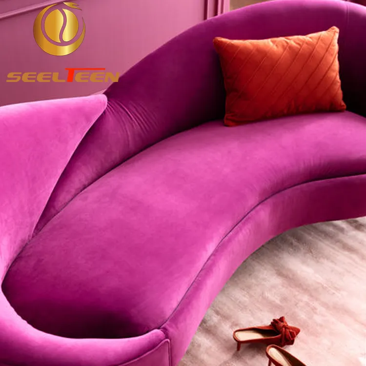 Leisure Modular Velvet Wedding Sofa Set Furniture Cheap Couch Living Room Sofas