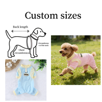 Vêtements pour animaux de compagnie haut de gamme anti-chute de poils, combinaison aérée pour chiens et chats, vêtements et accessoires faciles à porter pour l'été