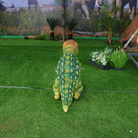 Ankylosaurus Robot köpek dino-ilham Metal devriye Bot tema parkları için alışveriş merkezleri ve havaalanları güvenlik ve bilim-fi konumlar