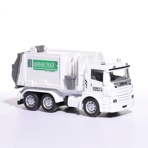 LASIVE <span class=keywords><strong>TOYS</strong></span> Modellino Auto in Scala 1:64 in Lega Pressofusa, <span class=keywords><strong>Giocattolo</strong></span> Unisex Simulazione <span class=keywords><strong>Camion</strong></span> della <span class=keywords><strong>Spazzatura</strong></span> ed Escavatore - Product Image 3