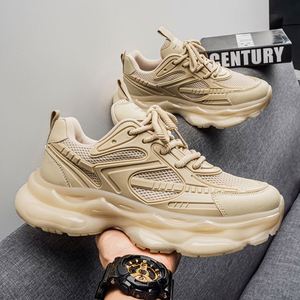 Zapatillas Deportivas Casuales para Hombre, Transpirables, con Malla, Suela Gruesa, Ligeras, Impermeables, que Aumentan la Altura, Modernas, para Primavera, Otoño y Verano - Product Image 5