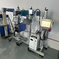 Máquina de Grabado y Marcado Láser de Fibra IR HJD 1064nm con Cabezal Galvanométrico 3D, Refrigeración por Agua, Compatible con Formatos DWG/DXF