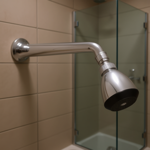 Brazo de Ducha Resistente con Cabezal de Ducha Cromado de 22 cm de Longitud - Product Image 3