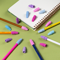 Gommes à effacer colorées pour crayons, embouts pour crayons, cadeau pour les enfants d'école