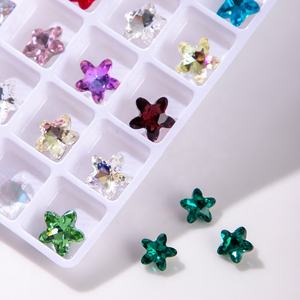 50 Uds bolsa estrella de mar Fondo puntiagudo dijes de <span class=keywords><strong>uñas</strong></span> en forma única 3D diamante Nail Art accesorios cristal versátil <span class=keywords><strong>uñas</strong></span> diamantes de imitación - Product Image 6