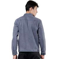 Vestes en jean tricotées respirantes et écologiques en coton, grande taille, décontractées, design personnalisé, collection Hiver 2025, prix abordable