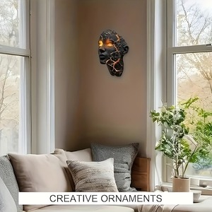 Lampe Murale LED Illusion 3D 'Âme Brisée' pour Halloween, Lampe Murale 'Âme' en Résine, Décoration d'Intérieur, Veilleuse - Product Image 4