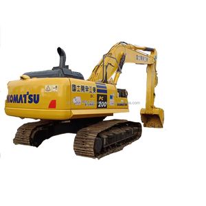 รถขุดไฮดรอลิกแบบตีนตะขาบ Komatsu PC200 คุณภาพสูง 20 ตัน มือสองจากญี่ปุ่น ราคาถูก พร้อมบุ้งกี๋ขนาด 1.2 เมตร กำลัง 195 กิโลวัตต์ - Product Image 1