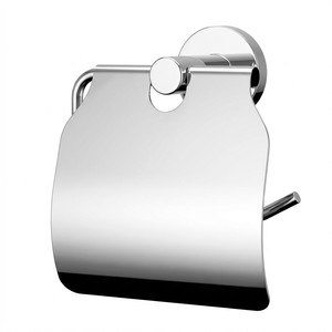 <span class=keywords><strong>Portarotolo</strong></span> da Parete Langges in Acciaio Inox 304 Cromato con Coperchio, Antiruggine, per Hotel e Ristoranti, OEM ODM, Tutte le Finiture Disponibili - Product Image 1