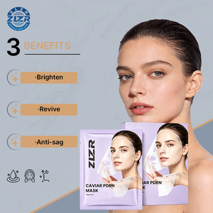 Masque en feuille PDRN à l'extrait de caviar d'œufs de saumon pour le visage, raffermissant et tenseur, soin de nuit pour tous types de peau - Product Image 3