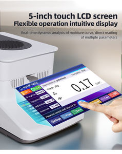식품 플라스틱 고무 용 고정밀 0.001g 디지털 할로겐 수분 습도계 LCD 디스플레이 실험실 분석기 - Product Image 6