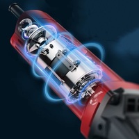 Mini-meuleuse d'angle multifonctionnelle pour polissage et découpe, alimentation électrique avec interrupteur à gâchette