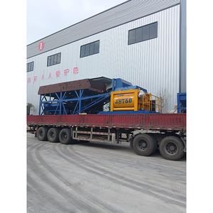 เครื่องผสมคอนกรีต2ถัง HZS35พร้อมผสมคอนกรีตเครื่องจักรก่อสร้างวิศวกรรมขนาดเล็ก - Product Image 6