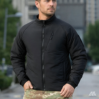 Veste tactique d'extérieur coupe-vent pour homme OEM Avocado, camouflage russe, légère, imperméable, rembourrée pour la randonnée hivernale