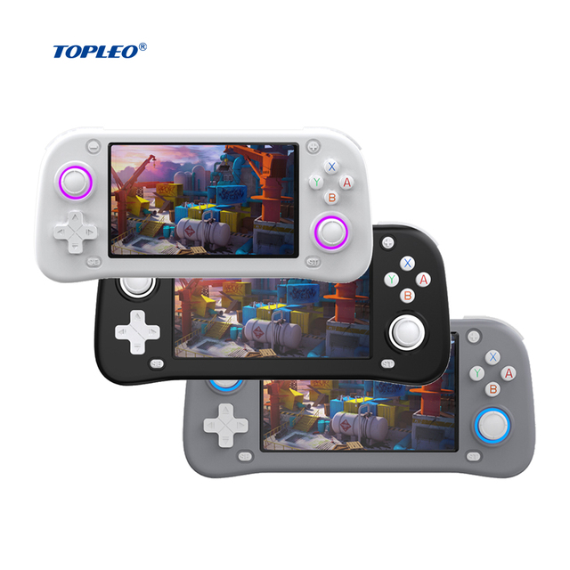 Topleo Mini Emulator Retro Portable Game Console with 4K Video XF43 Handheld Game Players Wi-Fi Communication