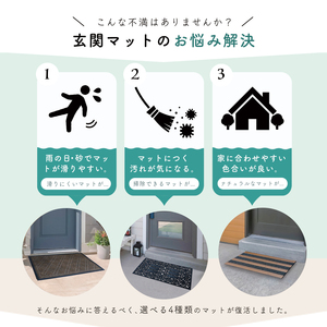 Tapis d'entrée personnalisé antidérapant lavable en caoutchouc recyclé pour hôtel, tapis de sol intérieur sans fond - Product Image 3