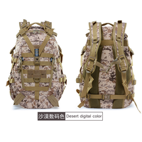 Sac d'assaut pour hommes Sac à dos tactique imperméable Molle Sac de randonnée Sacs de jour pour le camping, le trekking et la chasse