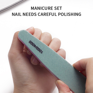 ชุดตะไบขัดเล็บ6ชิ้น,กระดาษทรายขัดเล็บเครื่องมือขัดเล็บสองด้านสามารถซักได้กระดาษทราย6ชิ้น - Product Image 2