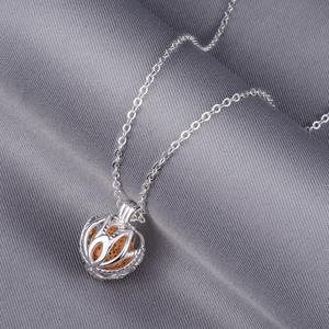 Collar con colgante de aroma, difusor de aceites esenciales, piedra de <span class=keywords><strong>Lava</strong></span>, Roca, perfume, aromaterapia - Product Image 4