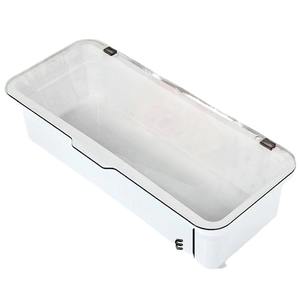 เอ็ม ออฟฟิศ ออแกไนเซอร์กล่องเก็บการ์ดรูปสี่เหลี่ยมผืนผ้าฐานสีขาวฝาปิดโปร่งใสกล่องแบ่งเดสก์ท็อปแบบวางซ้อนกันได้ 96 - Product Image 1