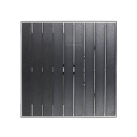 Table de bistrot ronde ou carrée d'extérieur en polybois avec base en aluminium pour terrasse d'hôtel, mobilier de salle à manger de jardin