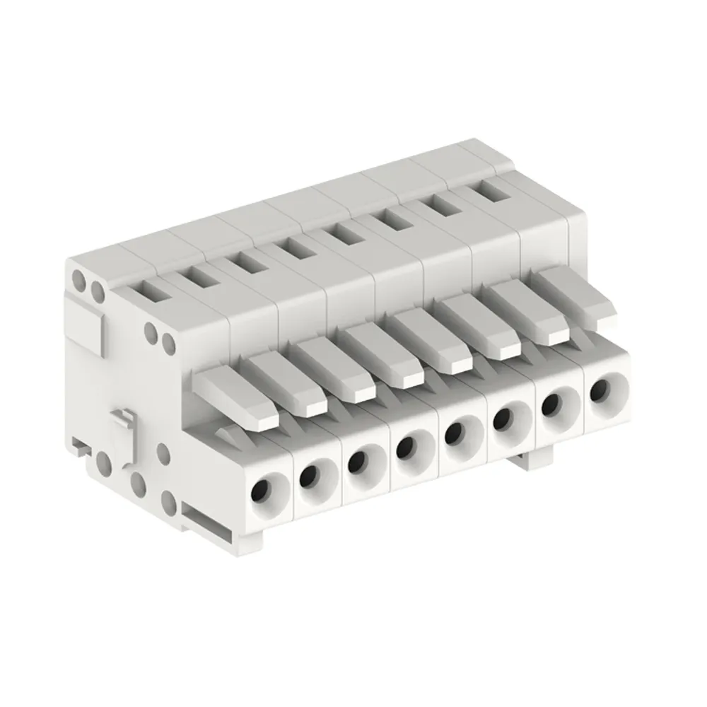 4351 Type 3.5Mm Vrouwelijke/Mannelijke Multifunctionele Mcs Veerconnector Veer-Kooi Klem Andgrey Vrouwelijke Connector Veerkooi Aansluiting