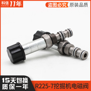 Vanne solénoïde d'excavatrice Kexin R225-7 pour système de stationnement hydraulique - Product Image 5