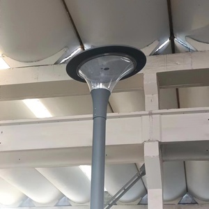Lampe solaire LED de jardin 40W CE ROHS, éclairage public, éclairage de chemin de campus, lanterne pour zone résidentielle, <span class=keywords><strong>luminaire</strong></span> de poteau, peinture grise - Product Image 4