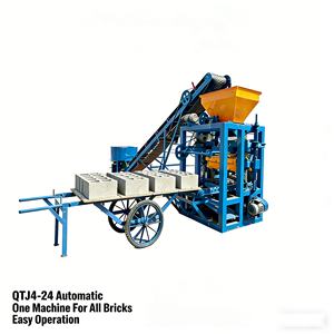 Macchina Automatica per la Produzione di Mattoni QTJ4-24 ad Alta Efficienza a Prezzo di Fabbrica - Product Image 1
