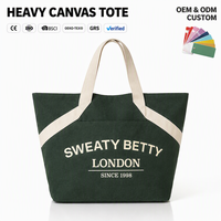 Tas Tote Kanvas Logo Warna-warni Custom Bapu Daur Ulang, Tas Belanja Tali Bahu Ekstra Besar, Dapat Digunakan Kembali, Untuk Perjalanan, Iklan, dan Kegunaan Sehari-hari