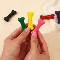 Crayons en forme d'os pour enfants, promotionnels, pour activités artistiques de groupe