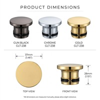 Capuchon de parfum personnalisé en zamac lourd, forme en T, avec logo en relief et coffret cadeau assorti avec flacon en verre