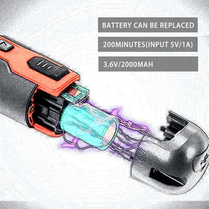 <span class=keywords><strong>Mini</strong></span> Elétrica Sem Fio 1300mAh Recarregável Multifuncional Power Broca para DIY Desmontagem & Repair Tool Alimentado Por Bateria - Product Image 4