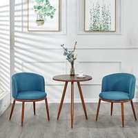 Chaise de salle à manger moderne avec coussin rembourré, structure en métal, légère et durable, meubles de salle à manger pour la maison, la salle à manger ou le bureau