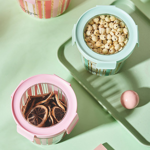 Boîte de rangement empilable hermétique sans BPA pour la cuisine, organisateur de réfrigérateur pour haricots, boîte à café, récipient de stockage des aliments - Product Image 3