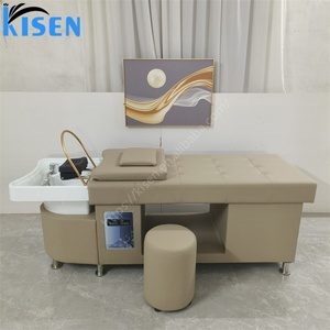 เตียงสระผมแบบนอน ยี่ห้อ Kisen รุ่นยอดนิยม พร้อมอ่างน้ำสำหรับทำสปาและบำบัดด้วยน้ำ - Product Image 4