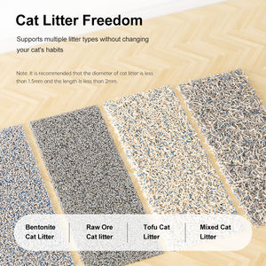 Auto Large Space Smart <span class=keywords><strong>Cat</strong></span> Katzen toilette <span class=keywords><strong>Easy</strong></span> <span class=keywords><strong>Clean</strong></span> Automatische Selbst reinigungs funktion - Product Image 2