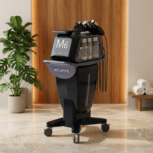 Appareil de soin intelligent M6 Obsidian à double boule microcourante anti-rides et raffermissant pour le visage, idéal pour les spas - Product Image 1