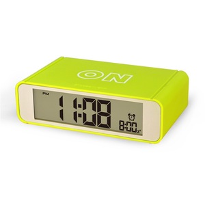 Thông Minh Kỹ Thuật số điện tử Mini LCD Đồng Hồ Báo Thức Lớn lật đèn nền snooze chức năng cảm ứng im lặng cho bàn/Bảng trẻ em sinh viên - Product Image 5