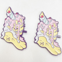 Épinglette en émail personnalisée, épinglette en émail souple, badge métallique, logo personnalisé, épinglette de revers en émail souple mignonne sur le thème de l'anime