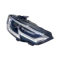 Phares Full LED A3 Sportback pour Audi 2017-2019 avec lentille de projecteur DRL et clignotant, boîtier noir, paire pour berline et hayon